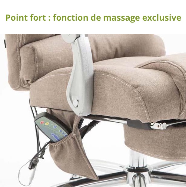 Fauteuil de Bureau massant avec 6 Points de Massage