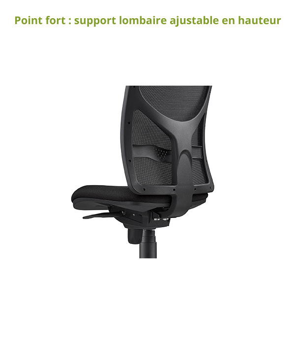 PRODUIT RECONDITIONNÉ Chaise de Bureau Ergonomique ROYAL, avec Appui
