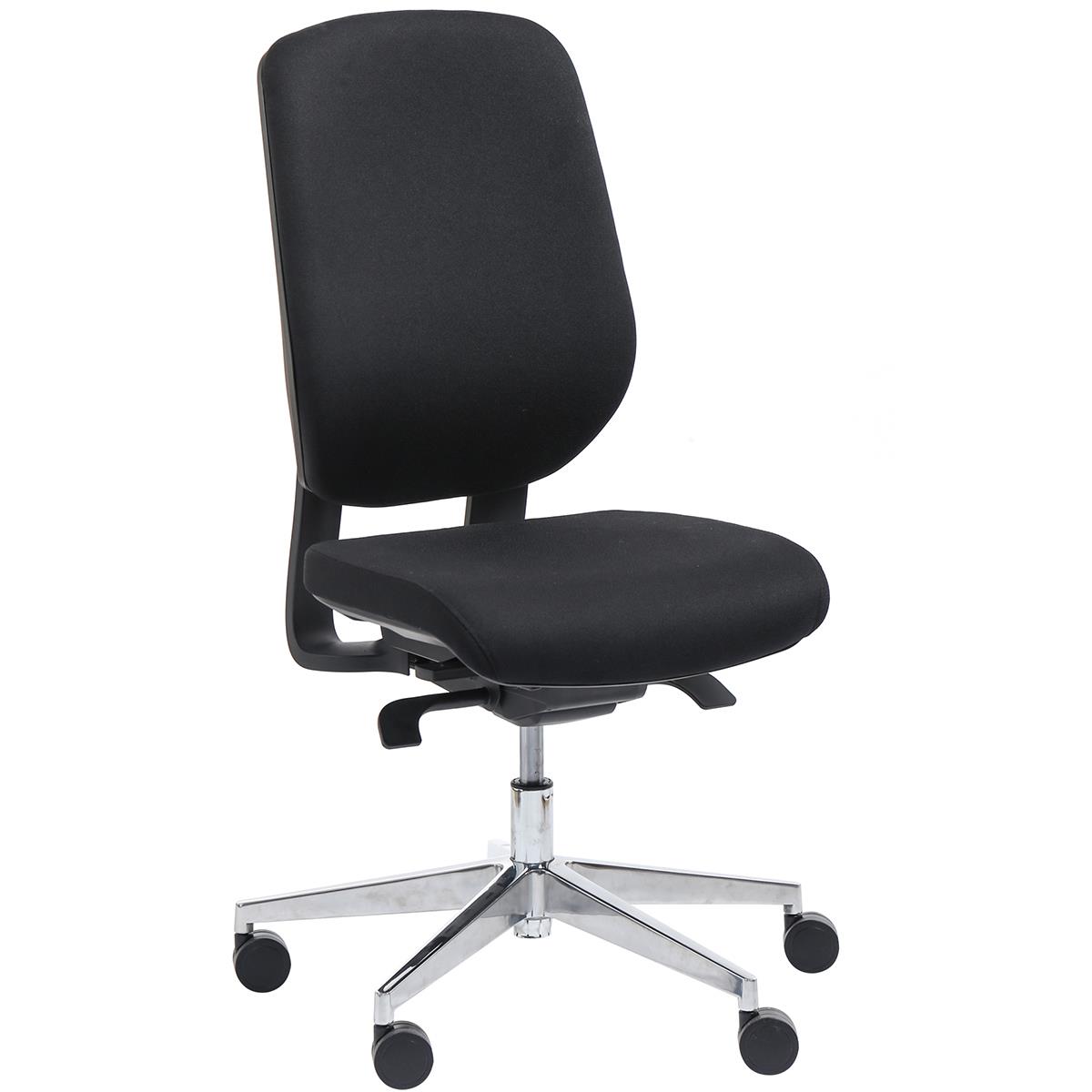 Chaise de bureau BELCASTEL SANS ACCOUDOIRS, Dossier Ajustable, En Tissu