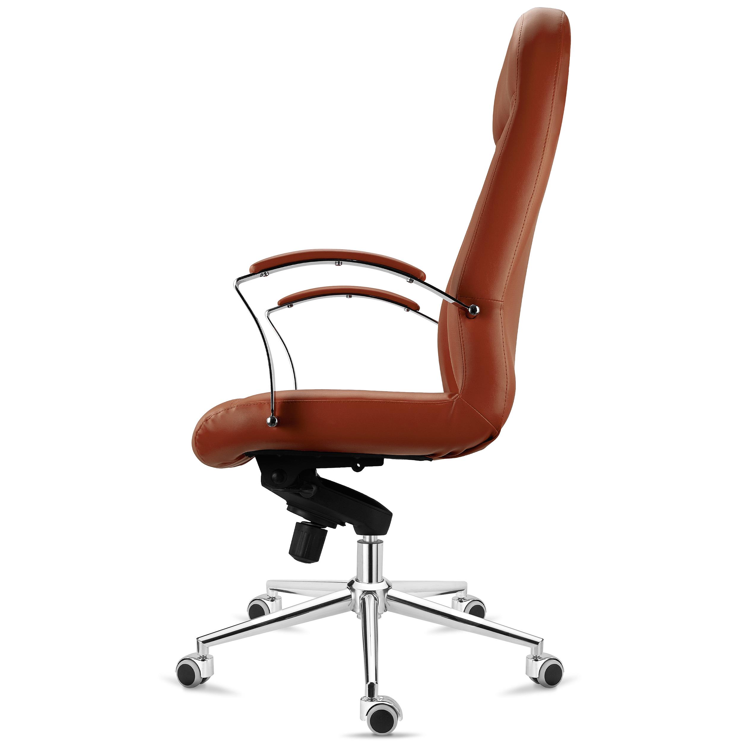 PRODUIT RECONDITIONNÉ Fauteuil de Bureau CANCUN, Dossier Haut, en Cuir