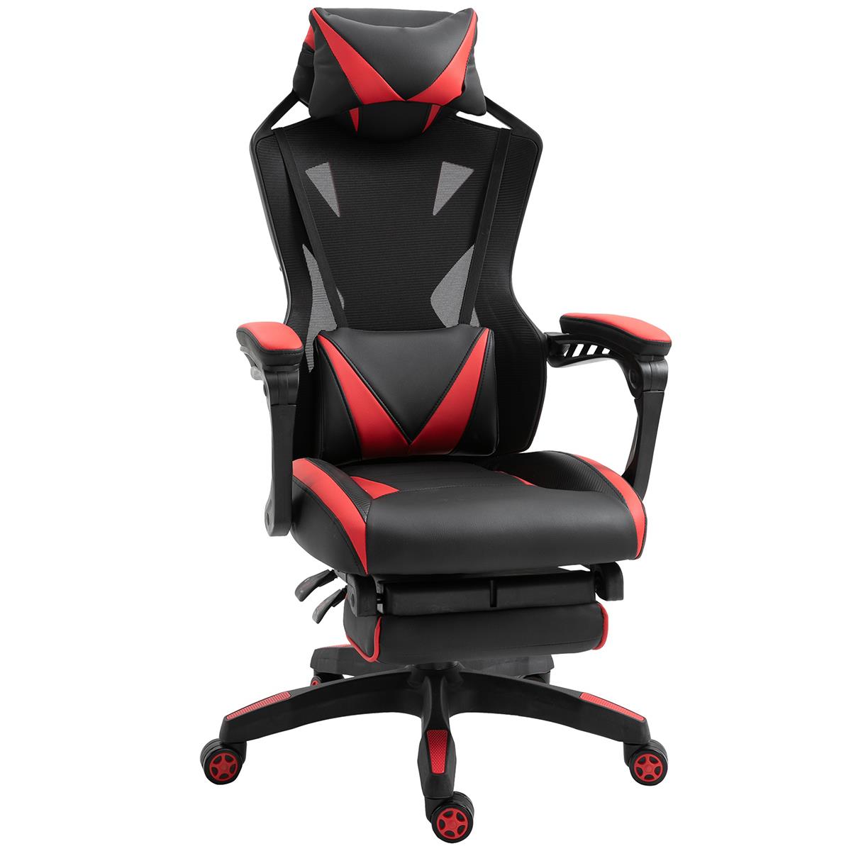 Fauteuil gaming BLUR, inclinable, coussins pour lombaires et