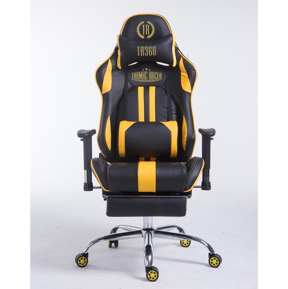 Fauteuil de bureau Gamer LOGAN avec Repose-pieds, Inclinable