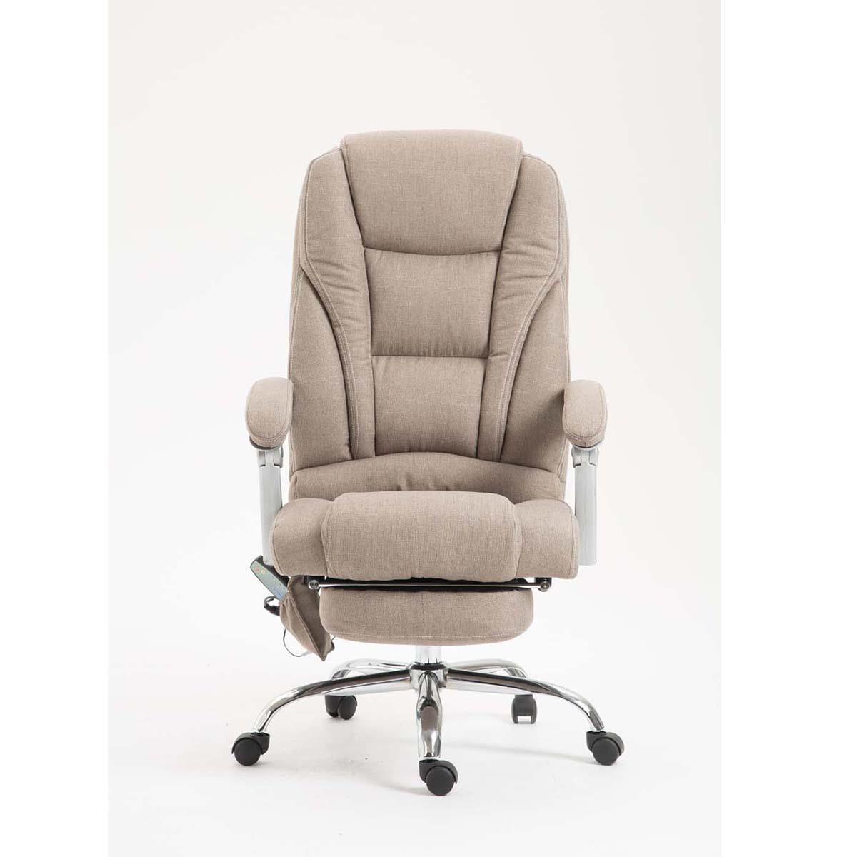 Fauteuil de bureau COMODITY MASSAGE TISSU, Taupe 