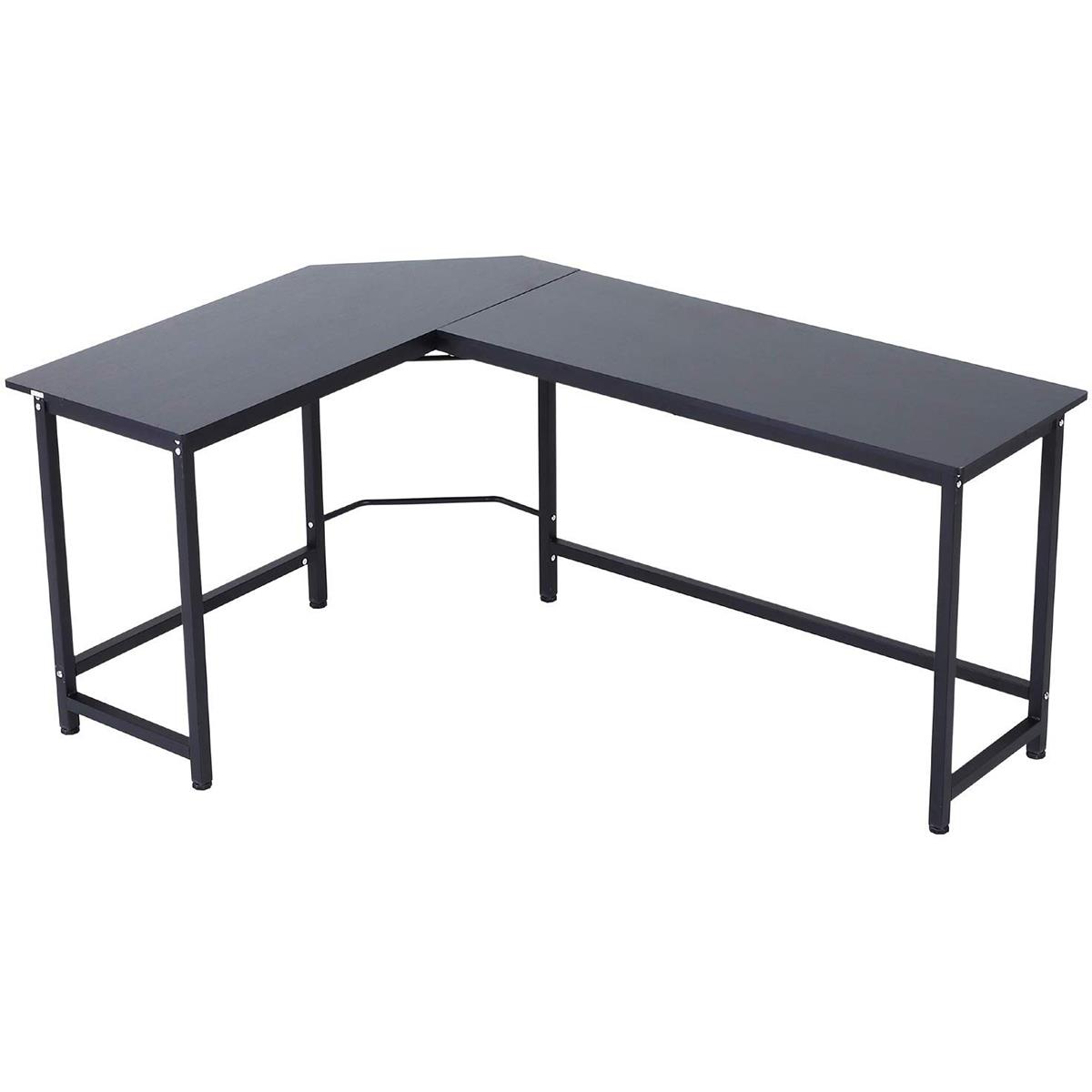 Bureau d'angle Noir en L