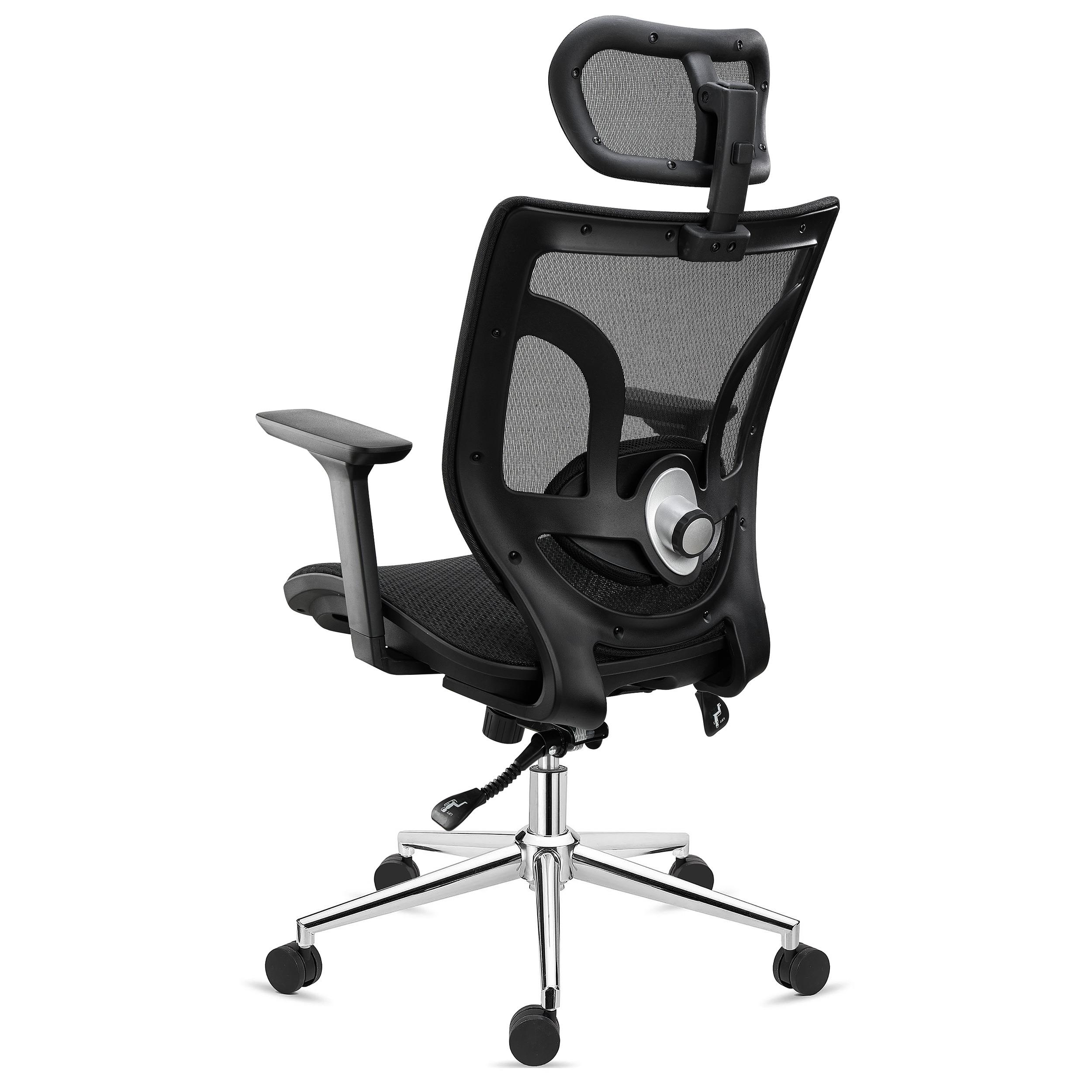 Support Lombaire en Maille Ergonomique pour Siege Voiture, Fauteuil de  Bureau - Coussin Chaise de Bureau - Soutien les Lombaires - Universel -  Noir - Équipement et matériel de sécurité - Achat & prix