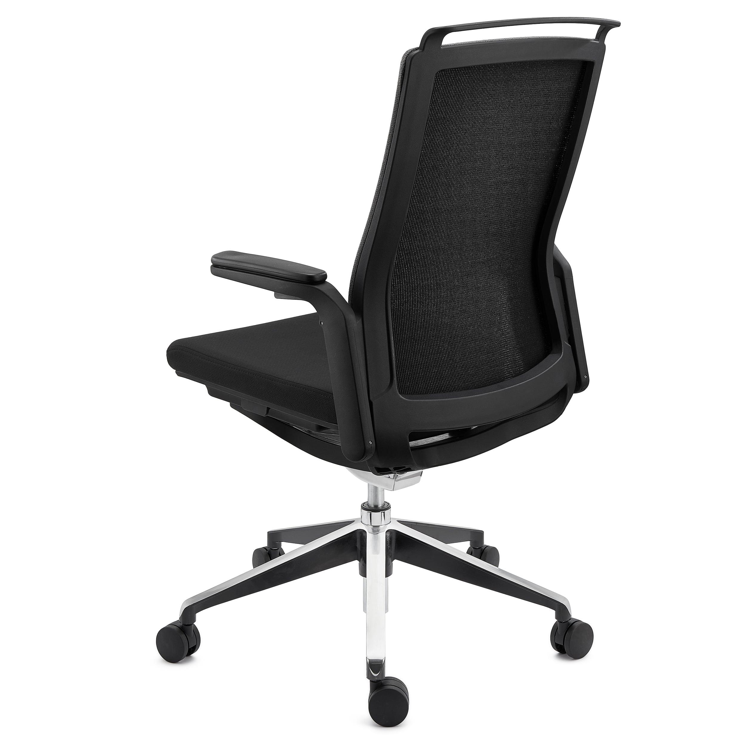 POWER - Chaise de bureau confortable - Noir - Delex Mobilier