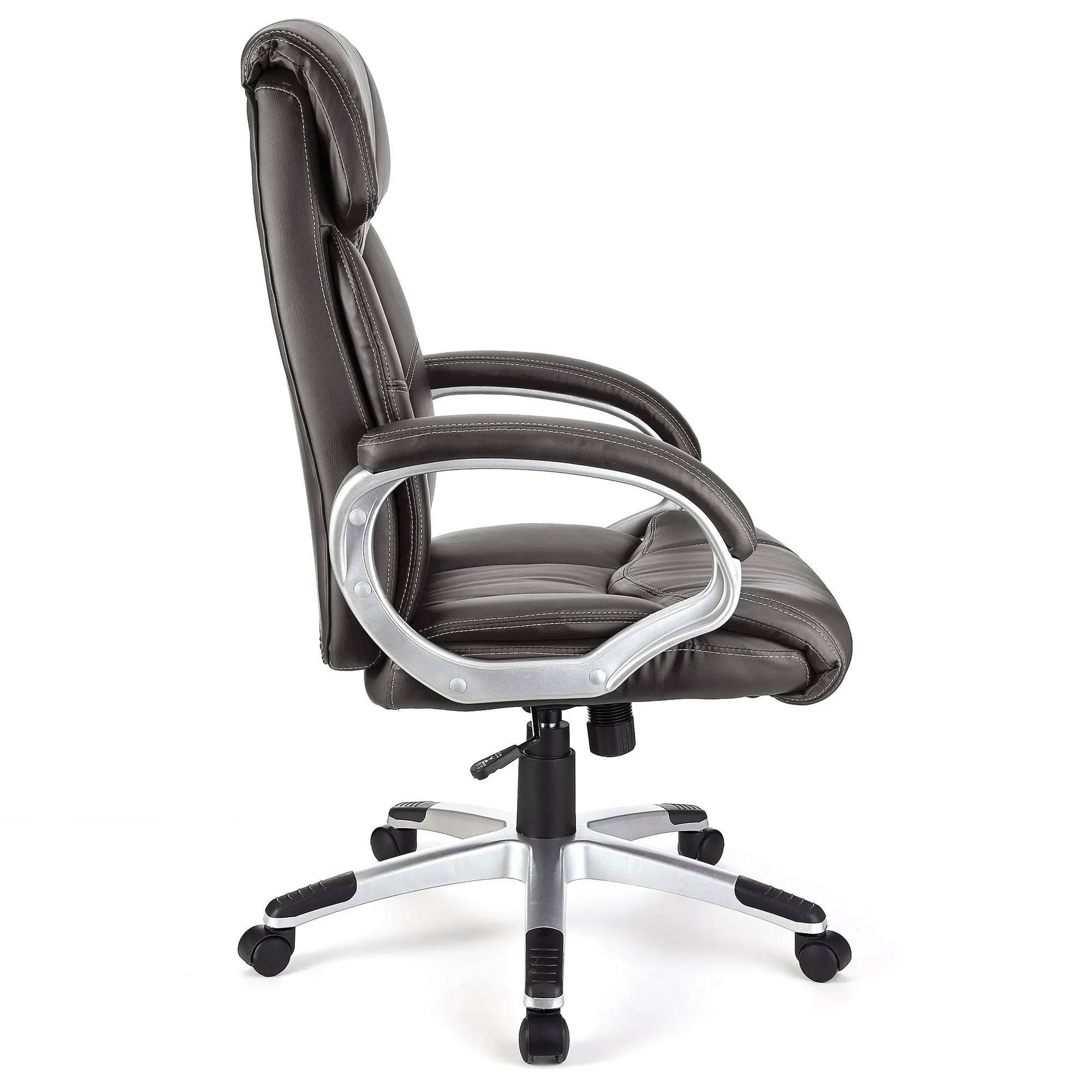 Fauteuil de bureau SANTIAGO rembourré, utilisation 8h, noir 