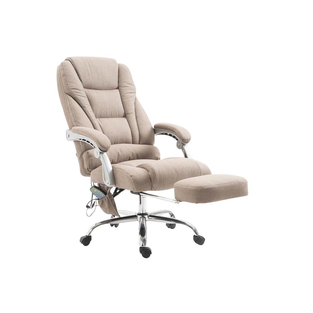 Fauteuil de bureau COMODITY MASSAGE TISSU, Taupe 