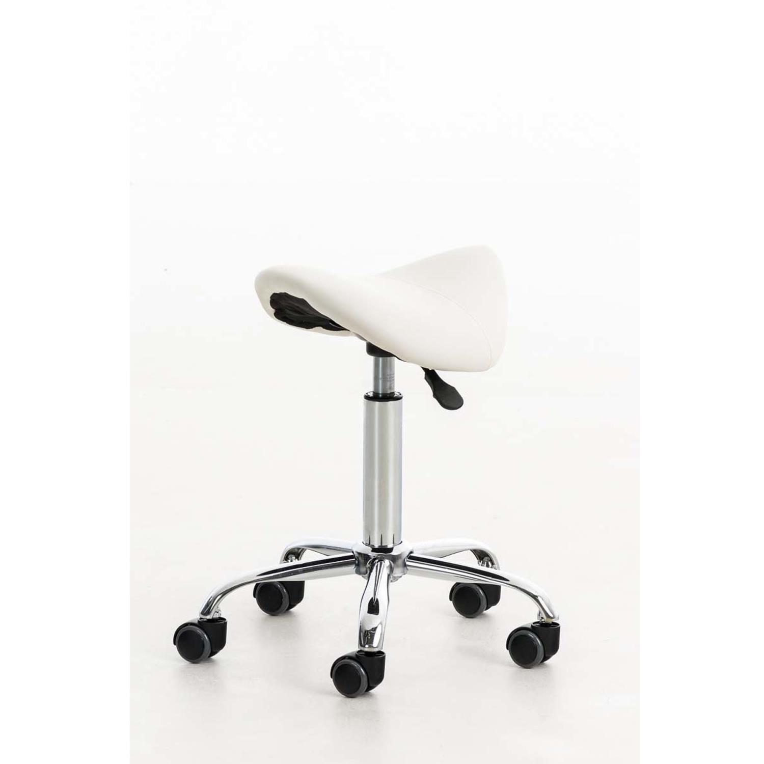 Siège De Tabouret Rond De Remplacement Housoutil - En Bois Massif, Blanc, Ergonomique, Pour Restaurant Ou Maison
