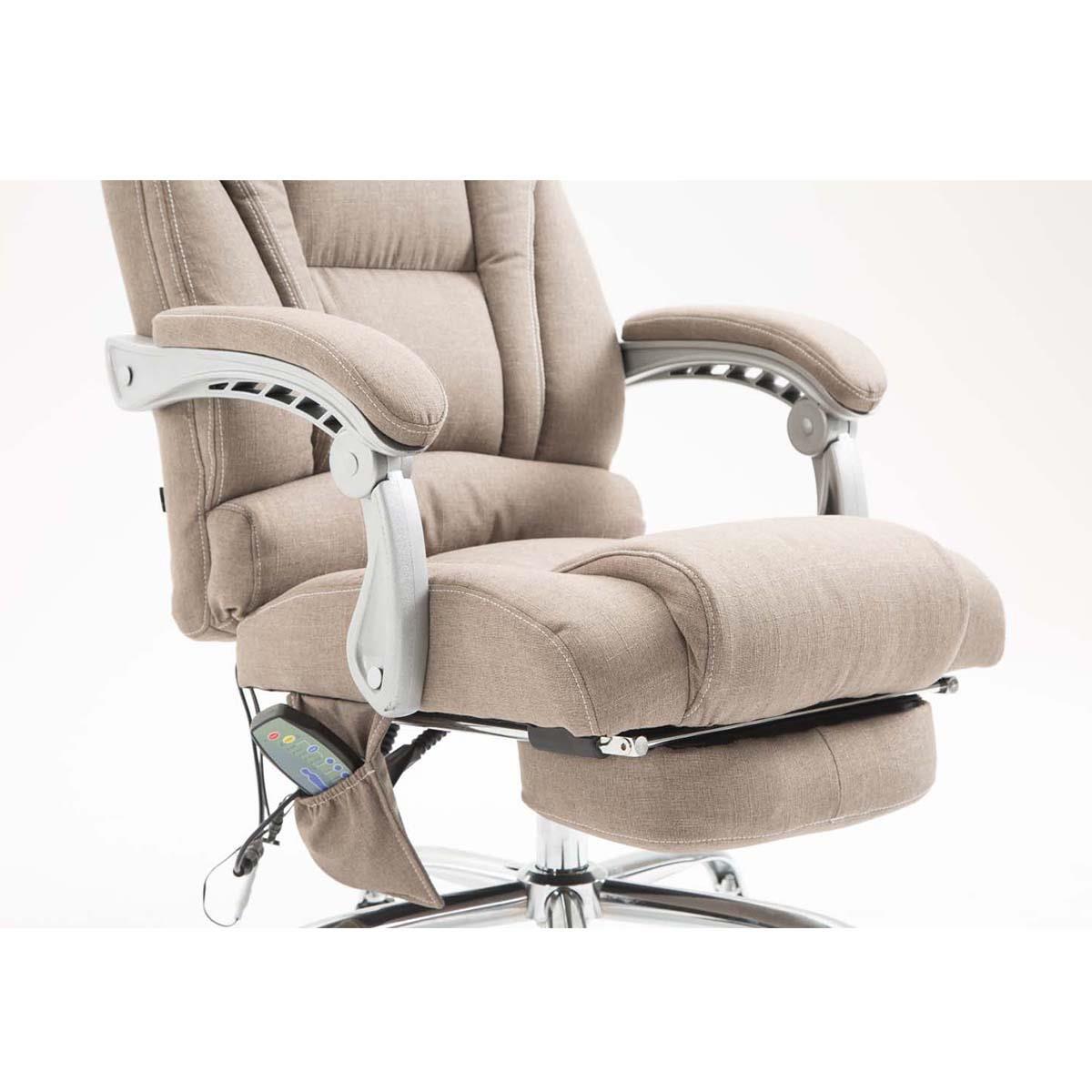 Fauteuil de bureau COMODITY MASSAGE TISSU, Taupe 