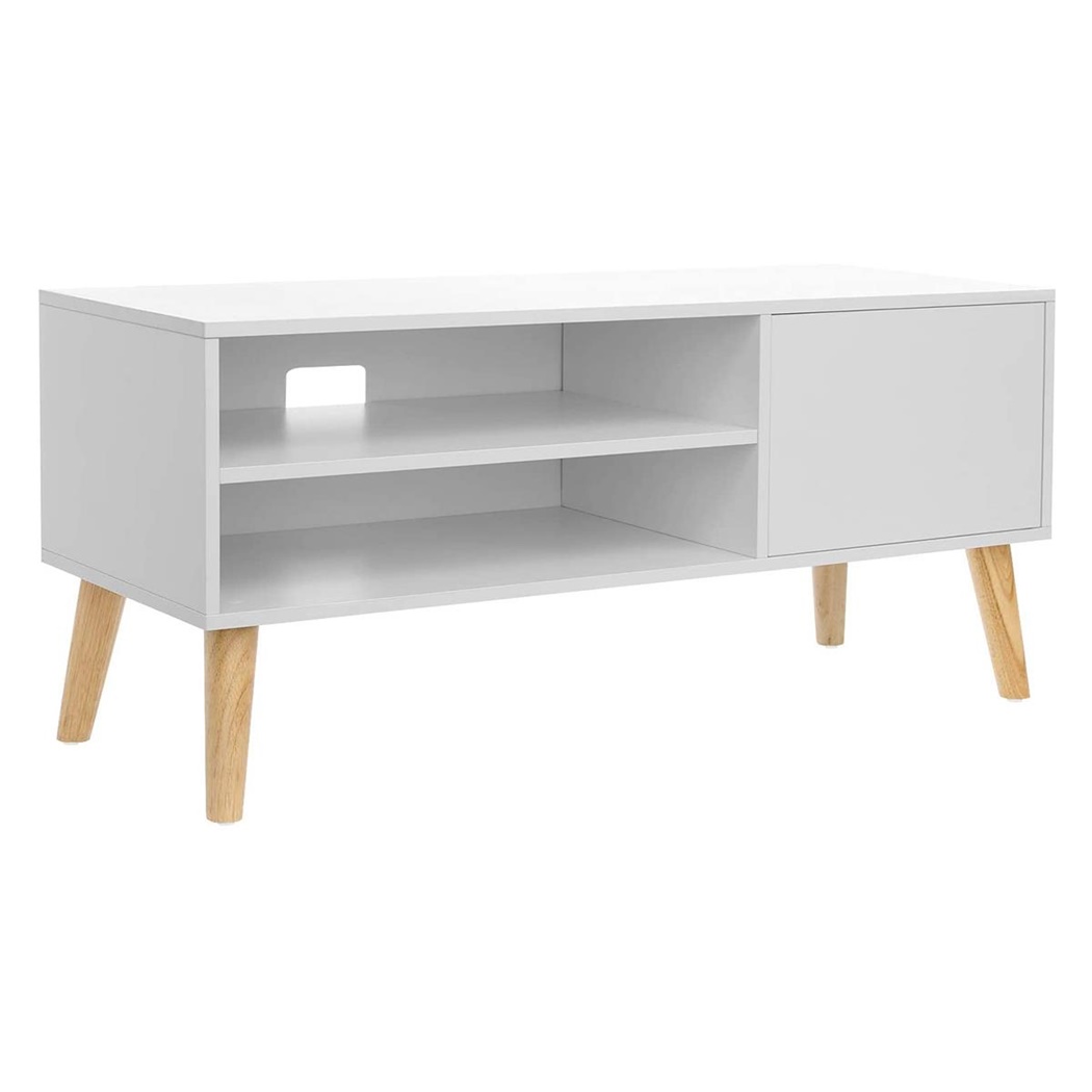 Meuble LONDON, 110x40x49,5 cm, Design Nordique, en Bois Blanc