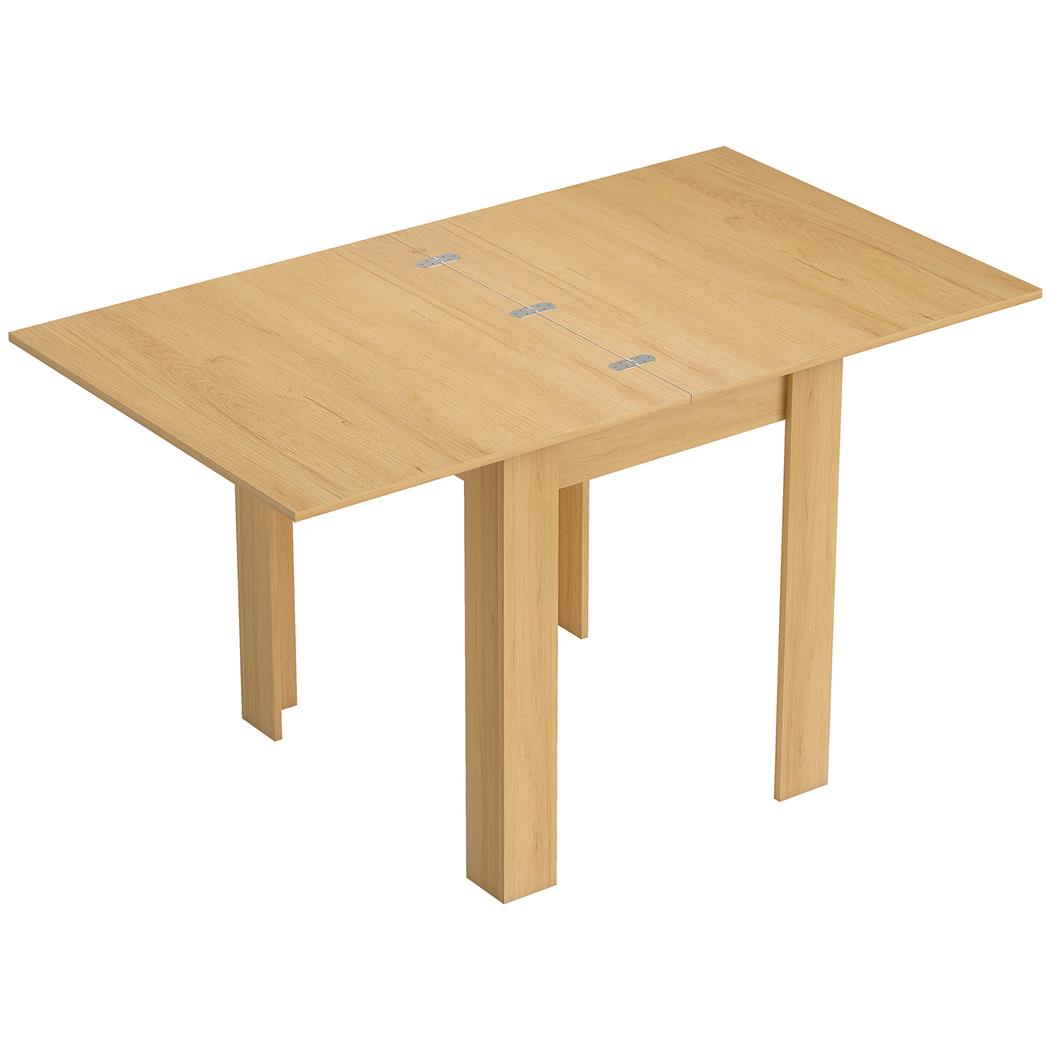 Table de Réunion TIFLIS Extensible, Design Moderne et Fonctionnel, Couleur Bois Clair