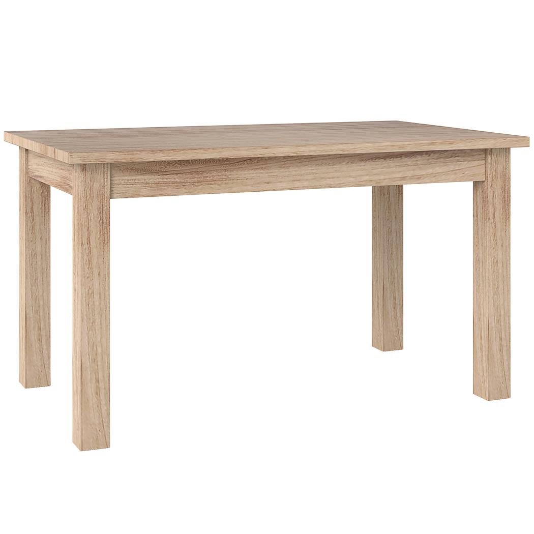 Table de réunion DILI, Dimensions 140 x 80 x 78 cm, Design Moderne, En Bois, Couleur Chêne Clair