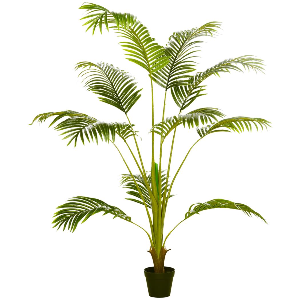 Plante de Bureau MANTIS, Hauteur 170 cm, Palmier Areca Artificiel, Pot Inclus