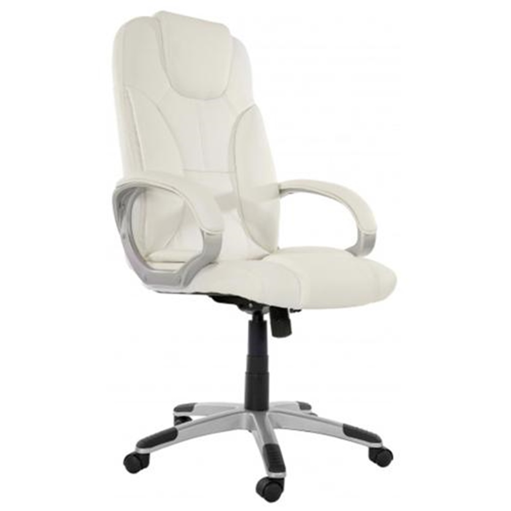 Fauteuil de bureau ARONA, Prix imbattable, Grand Confort, rembourrage, Crème