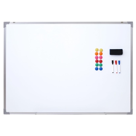 Tableau Magnétique NAMY, 110x80 cm, avec Crochets de Fixation, Accessoires Inclus