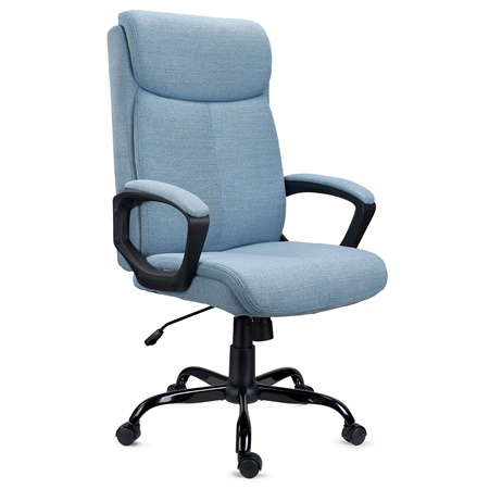 DEMO# Fauteuil de bureau COSMO TISSU, Grande qualité, Gris Bleu