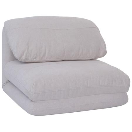 Chauffeuse NANTES, Convertible en Lit, Confortable et Polyvalente, en Tissu, Beige