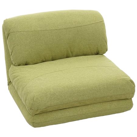 Chauffeuse NANTES, Convertible en Lit, Confortable et Polyvalente, en Tissu, Vert