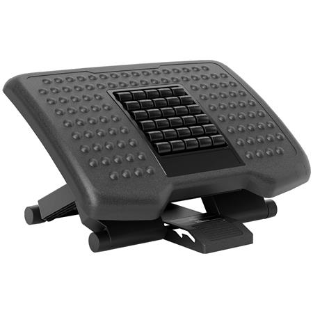 Repose-pieds Ergonomique DANTE, Ajustable en Hauteur et Angle, Noir