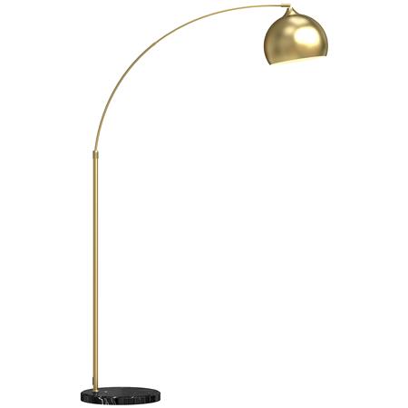 Lampe de bureau PROLUME, Design Moderne et Elégant, Métal et Marbre, Couleur Dorée