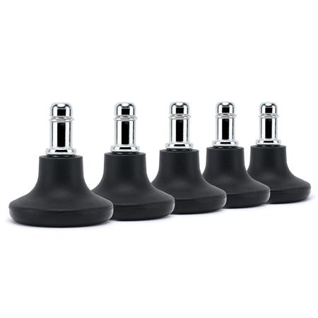 Lot de 5 Patins H1, Axe de 11mm, Design Tendance, Antidérapants, Résistants