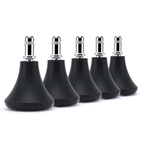 Lot de 5 Patins H2, Axe de 11mm,Design Elégant, Antidérapants, Résistants