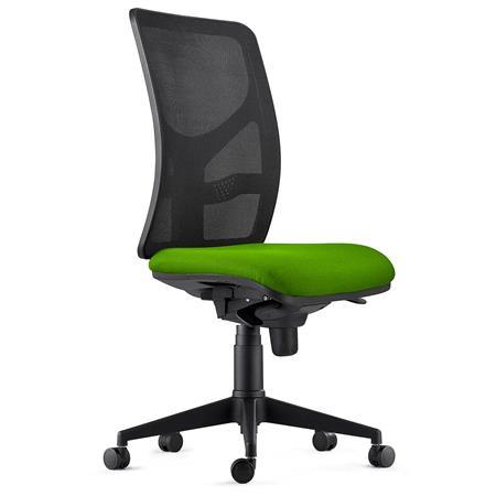 Chaise de bureau MILO, Support Lombaire, en Tissu, Vert