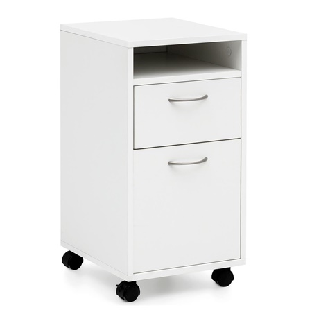 Caisson mobile KUZCO, 33x63x38 cm, en Bois, couleur Blanc